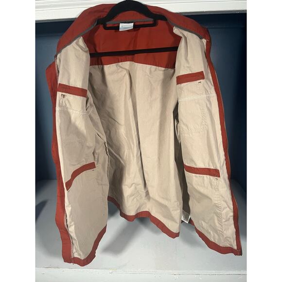 Columbia Men’s Rust Red Field Utility Jacket XL Outdoor Hiking Lightweight - Picture 5 of 13